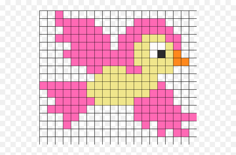 Bird Perler Bead Pattern - Perler Bead Bird Pattern Emoji,Perler Bead Emoji Template