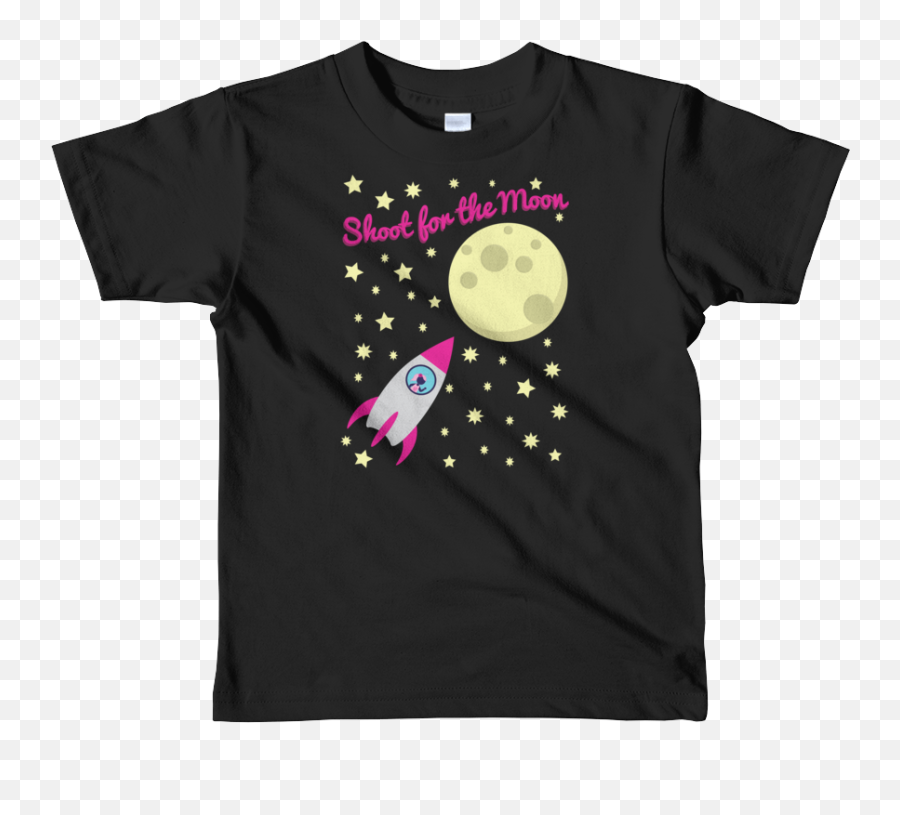 Shoot For The Moon - Toddler Tee Boundless Girl Emoji,Dinosaur Emoticons