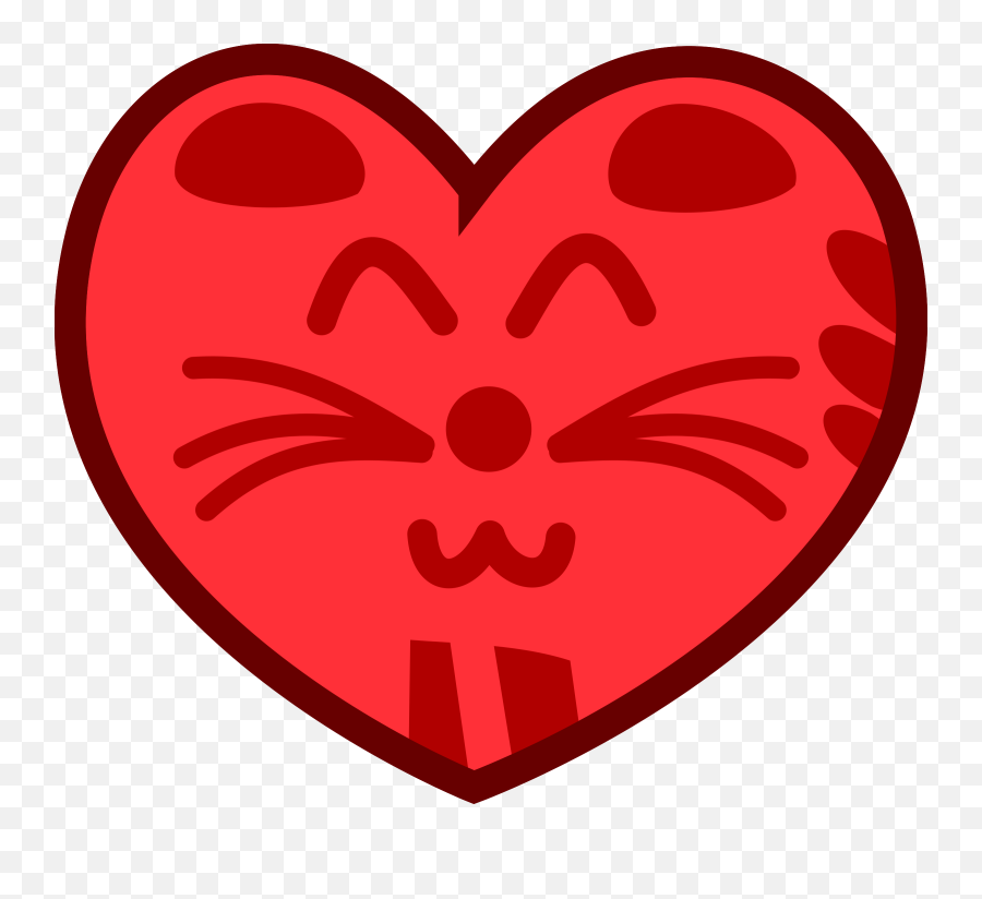 Hearts Clipart Cat Hearts Cat - Heart Cat Png Emoji,Cat Heart Emoji