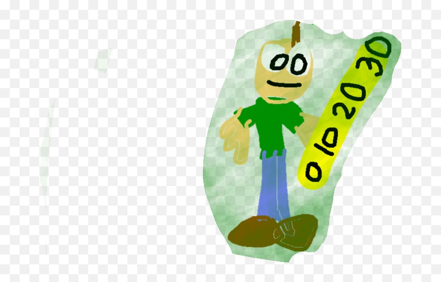 Baldi Basics 1 - Fictional Character Emoji,Baldi Emoji