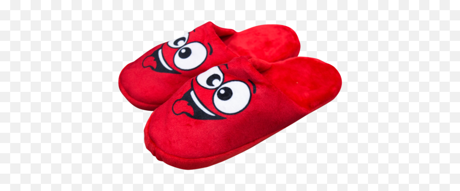 Pantofole Emoticon Colore Rosso - Baby Toddler Shoe Emoji,Emoticon Linguaccia