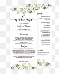 Silver Wedding Program Cards Template Download - Gls1 Language Emoji,Emoji Marriage Proposal