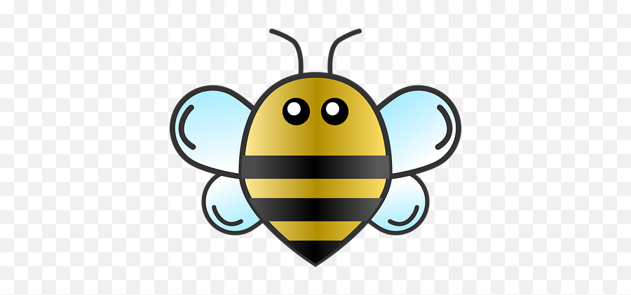 Free Hive Bee Vectors - Happy Emoji,Busy Bee Emoticon