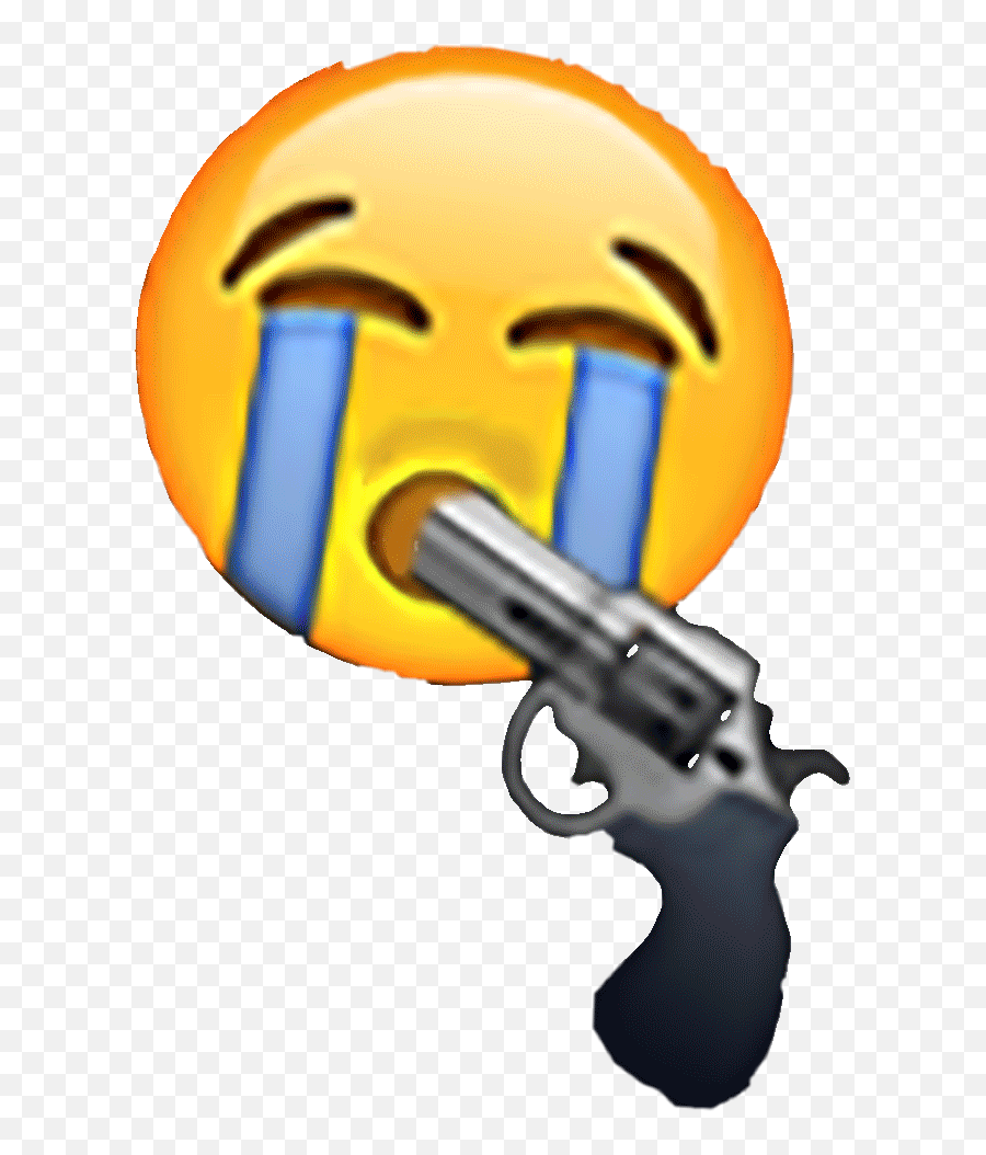 Emoji Funnyemoji Emoticon Memes Sticker - Crying Meme Face Emoji,Revolver Emoji