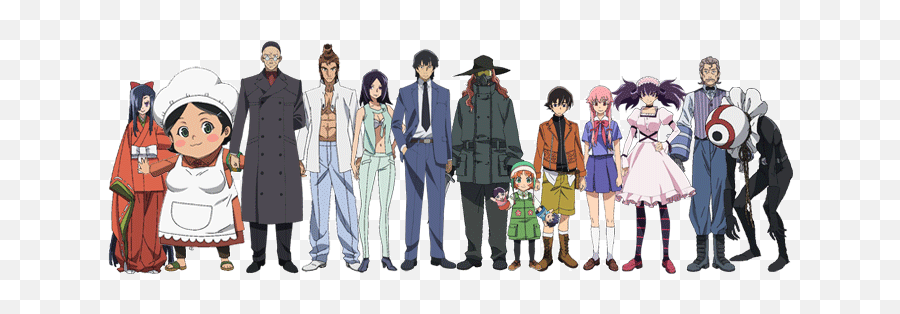 Worst Character Designs Anime - Mirai Nikki Cast Emoji,Anime Where Mc Doesn't Have Emotions