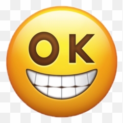 Ok Emotions Emoji Sonrisa Smile Sticker By Beatriz - Ok Emoji,It Ok Emoticon