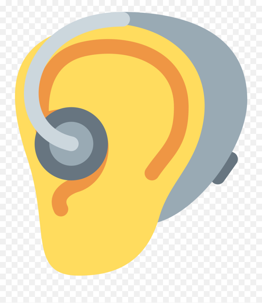 Ear With Hearing Aid Emoji - Ear With Hearing Aid Emoji,Ear Emoji