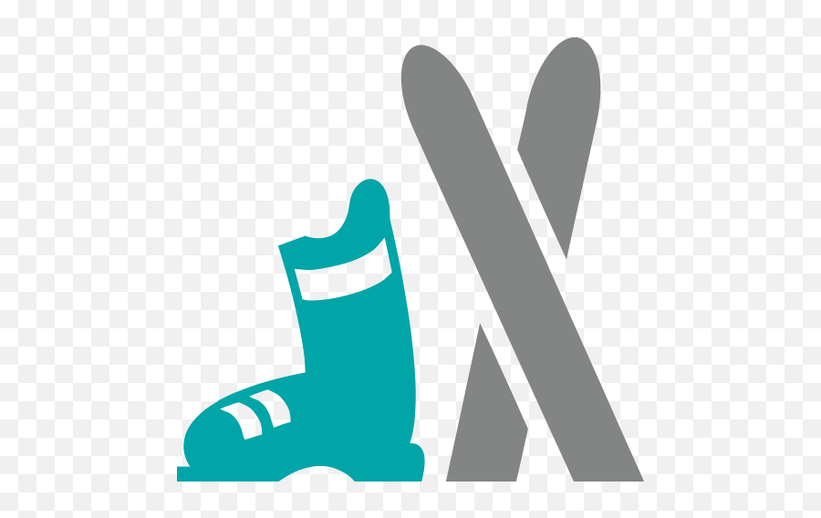 Ski And Ski Boot - Skis And Boots Clipart Emoji,Boots Emoji
