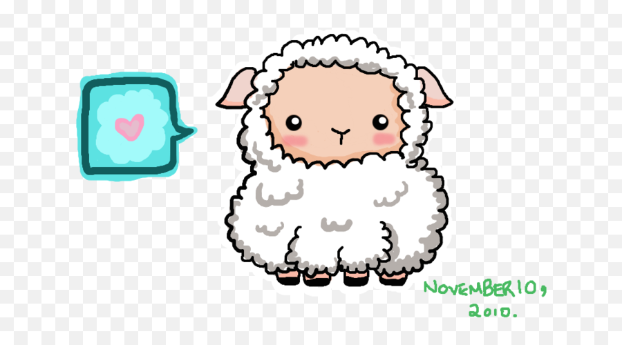 Download Cute Sheep Drawing Tumblr - Drawing Png Image With Sheep Drawing Emoji,Sheep Emoticon Tumblr
