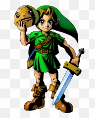Link - Artwork Link Mask Emoji,Link 4 Swords Emotions
