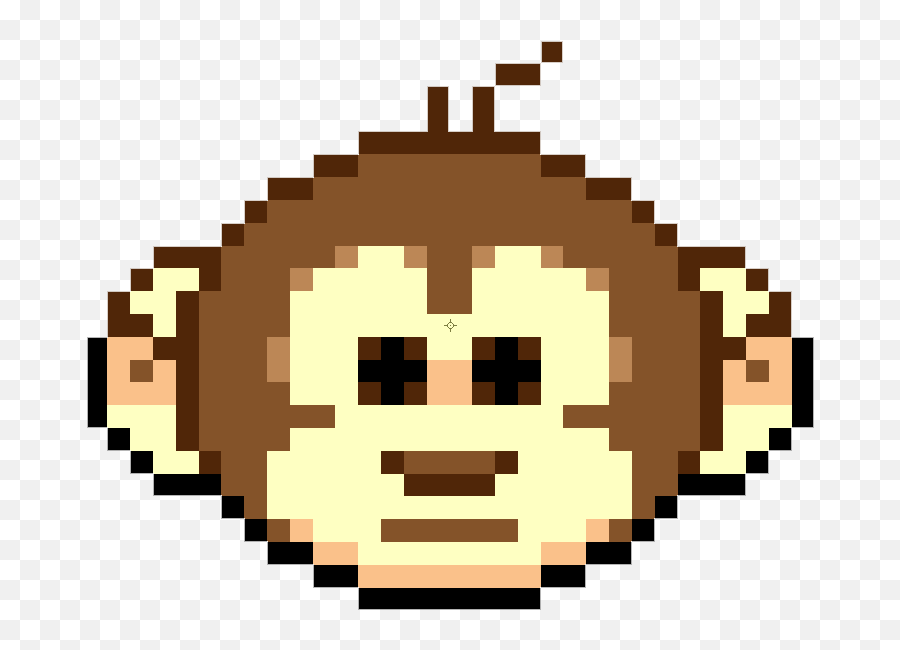 Chimp - Pixel Art Emoji,Steam Emoticon Art Birthday Cake