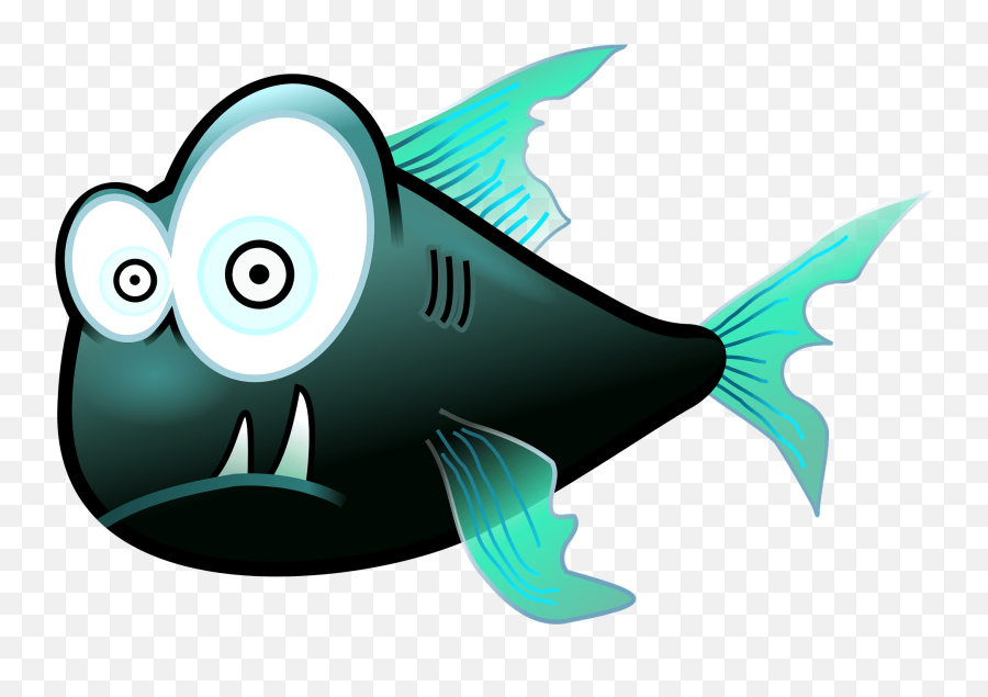 Green Piranha Clipart Free Download Transparent Png - Transparent Transparent Background Fish Clipart Emoji,Fish Horse Emoji