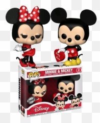 Funko Pop Toys - Mickey And Minnie Mouse Funko Pop Emoji,Glitter Emoticon