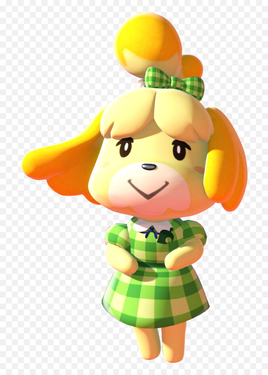 294 Images About Animal Crossing On We Heart It See More - Isabelle With Green Dress Emoji,Animal Crossing Flowery Emotion