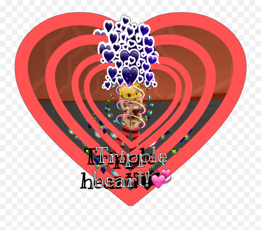 Tripple Sticker - Language Emoji,Emoji Tripple Hearts