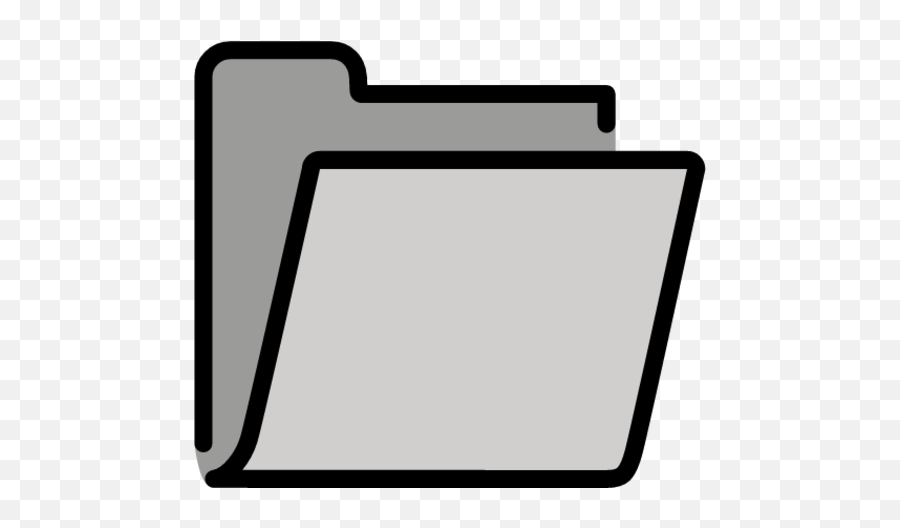 Open File Folder Emoji - Download For Free U2013 Iconduck Emoticon De Carpeta,How To Insert Emojis Into Word Document