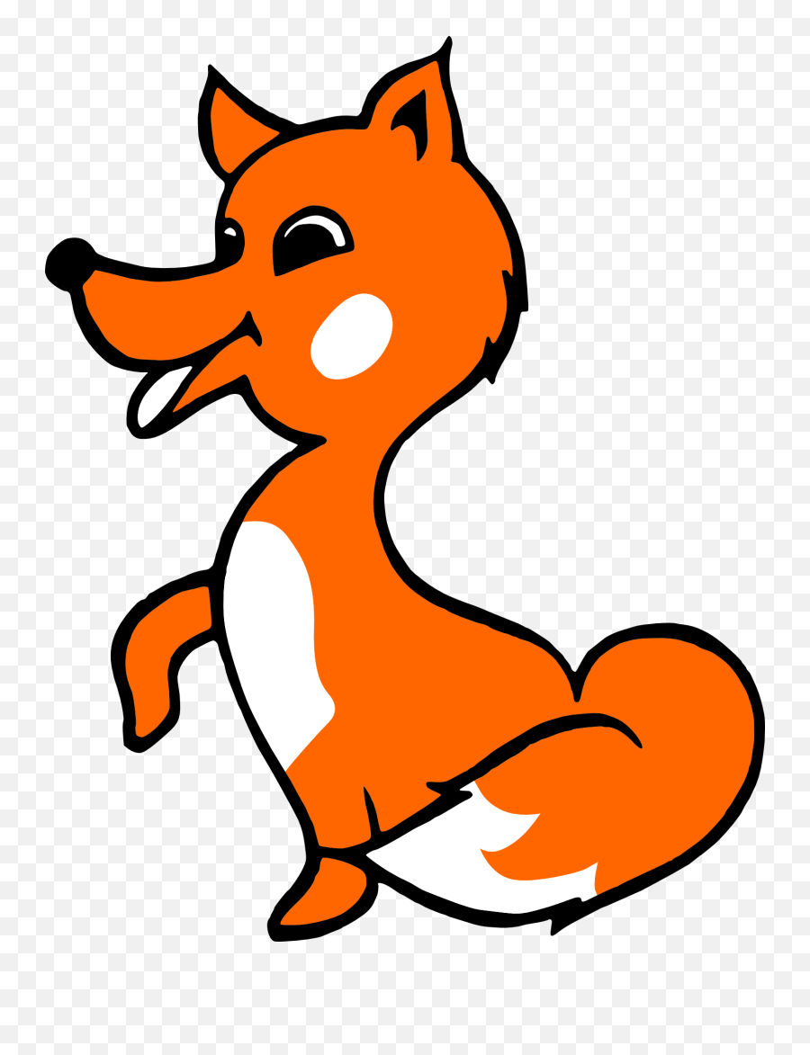 Animal Fox Clipart - Clipartix Orange Animal Clipart Emoji,Fox Face Emoji