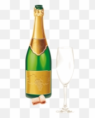 Champagne Png Clipart - Full Size Clipart 2915536 Wine Bottle Transparent Png Background Emoji,Emoji With Champaign