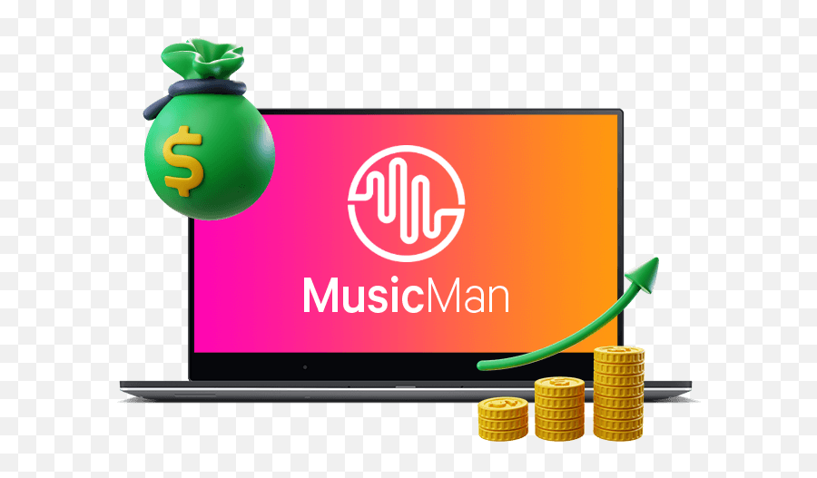 Musicman - Money Bag Emoji,Music Emojis Pink