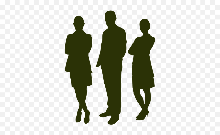 Business People Silhouette - Silhouette Woman With Arms Crossed Emoji,People Silhouette Emoji