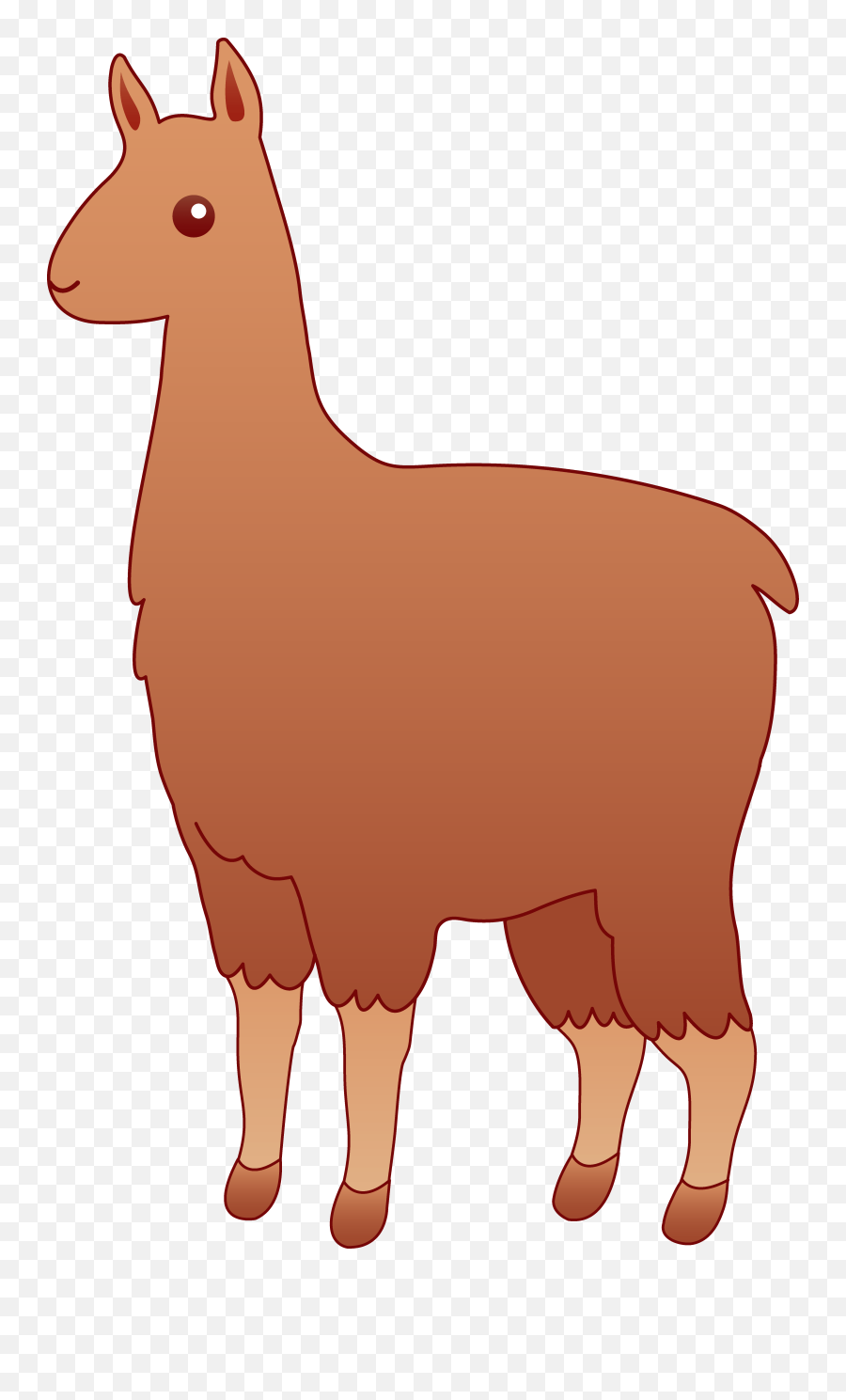Llama Clipart 2 - Clipartix Transparent Llama Clipart Emoji,Llama Emoji