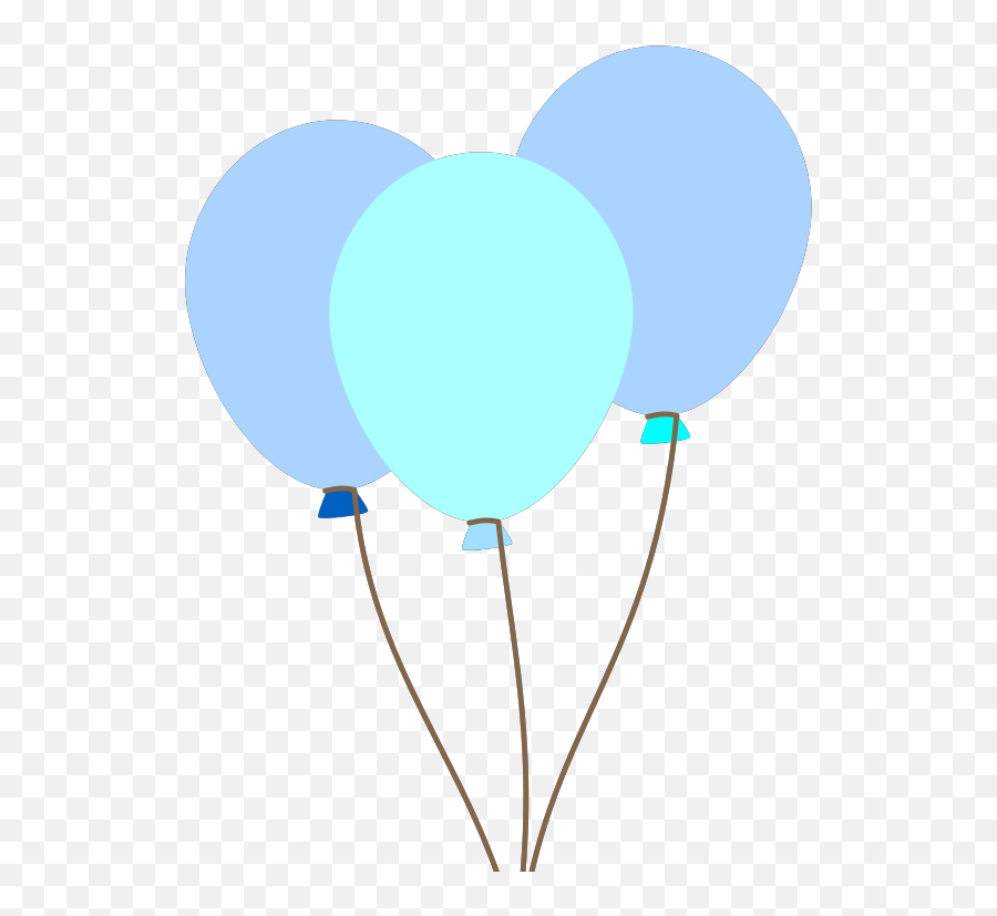 Emmas Blue Balloons Png Svg Clip Art For Web - Download Balloon Emoji,Emoji Girl Magnifying Glass Earth