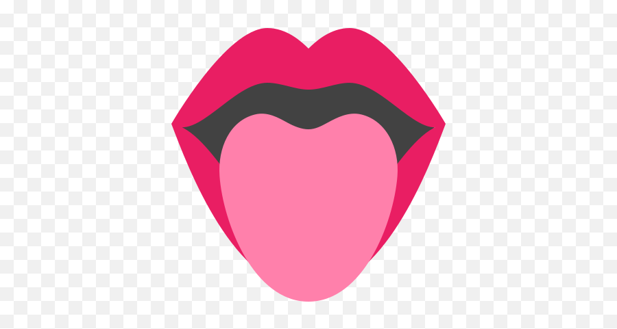 Tongue Icon In Color Style - Lingua Icon Emoji,Tongue Piercing Emoticon