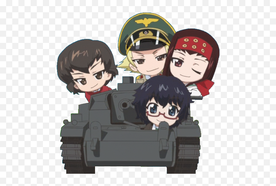 Adam Driver Stickers For Android Ios - Girls Und Panzer Hippo Team Emoji,Adam And Eve Emoji