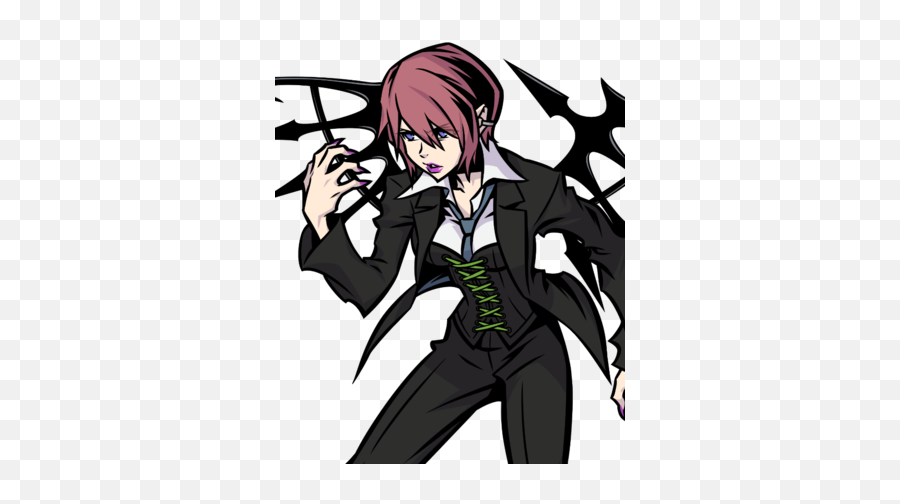 Neo The World Ends With You Characters - Tv Tropes Neo The World Ends With You Uzuki Emoji,Black Hacker Girl Emoticons