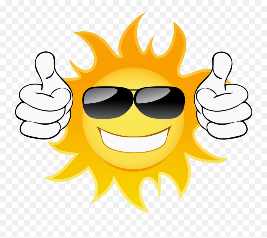 Emoji Clipart Sunglasses Emoji - Smiling Sun With Sunglasses,Construction Emoji