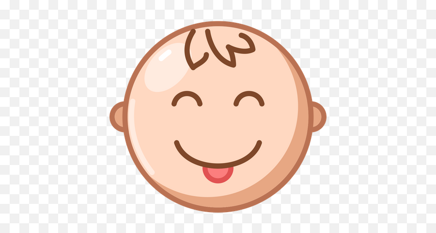 Free Baby Boy Colored Outline Icon - Available In Svg Png Happy Emoji,What Is The Boobs Emoticon