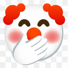 Telegram Sticker 50 From Collection Clown Emoji - Clown Emoji,Anime Emoji Iphone