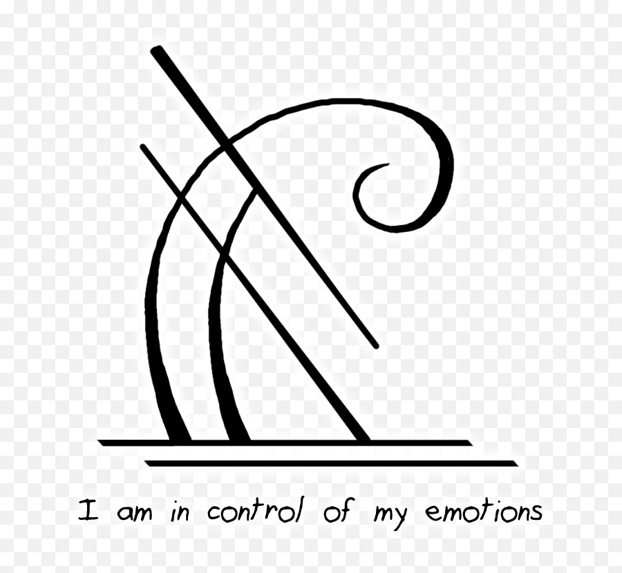 Wiccan Symbols Sigil Magic - Dot Emoji,Control Your Emotions