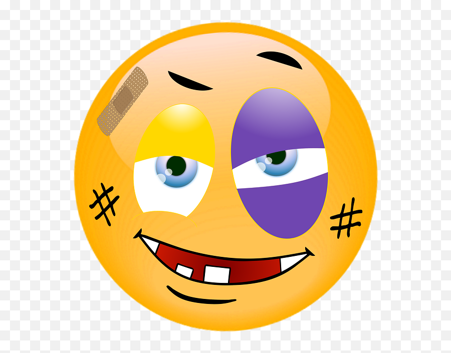 Emoji Injured Black Eye - Free Image On Pixabay,Emoji Noses