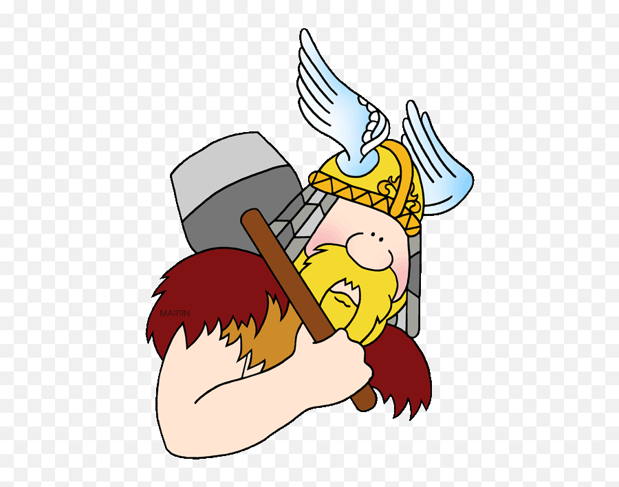 Minnesota Vikings Clipart 2 - Thor Viking God For Kids Emoji,Minnesota Vikings Emoji