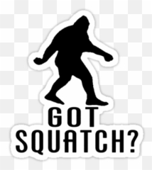 Got Squatch Silhouette Sticker By Thebigfootstore Finding Emoji,Emotion Sascach
