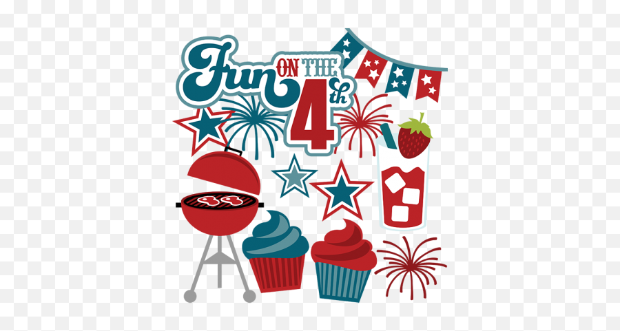 Download 4th Of July Free Png Transparent Image And Clipart - July 4th Bbq Clip Art Emoji,4th Of July Emoji Art