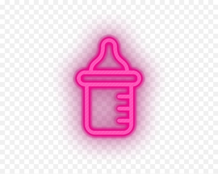 Bottle Milk Formula Care Baby Neon Sign - Family Babies Kids Emoji,Milk Carton Emoji Pic