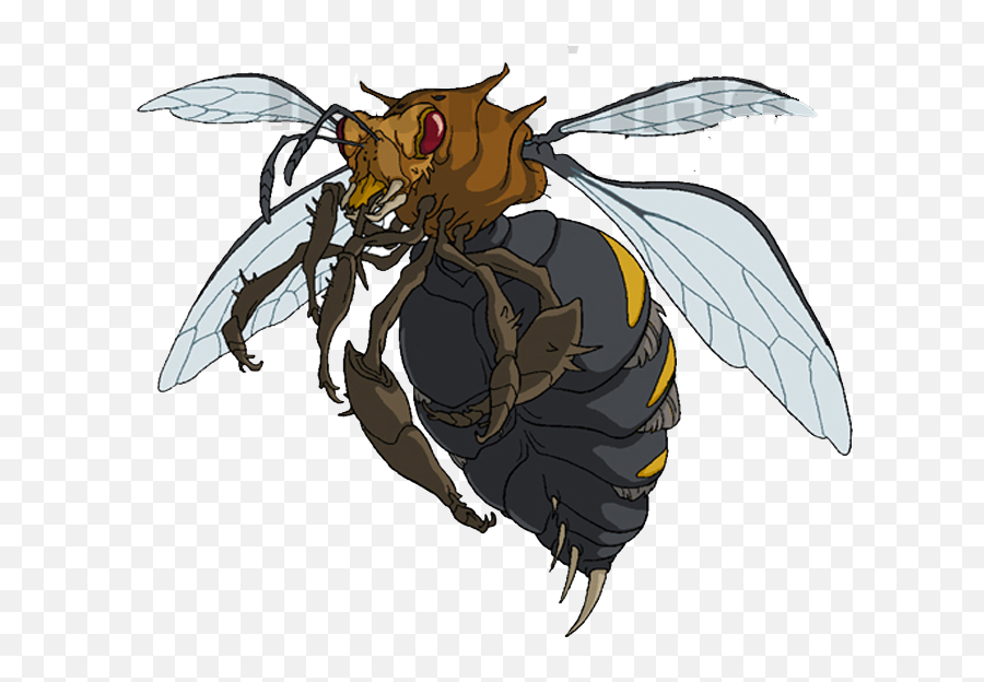 Queen Bee - Anime Full Size Png Download Seekpng Emoji,Godzilla Emoji