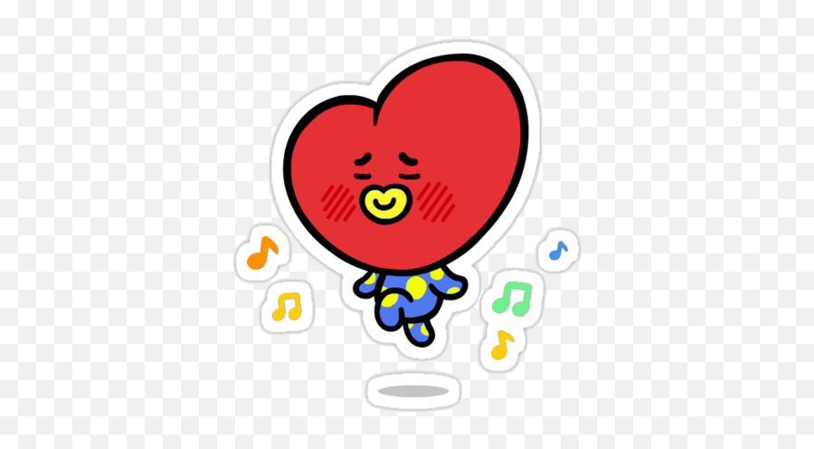 Kpop Bts Bt21 Tata Taehyung 256654566005212 By Flirtaetious Emoji,Bt21 Official Emojis Transparent