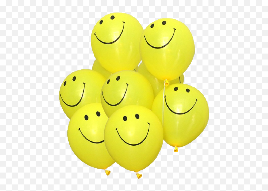 Balloon Balloons Smiley Smile Aesthetic - Transparent Images Smiley Faces Emoji,Emoticon Balloons