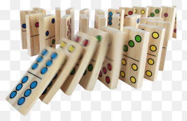 Kids - Wooden Block Emoji,Dominos Emoji Girl