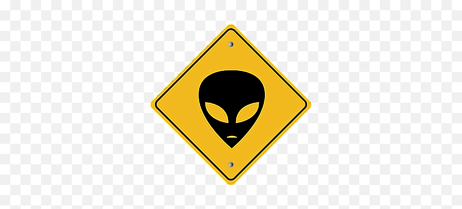 Ftestickers Roadsign Alien Sticker By Joe Danial - Dot Emoji,Radiation Symbol Emoji