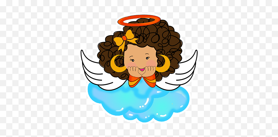 Little Angels Stickers By Luis Maldonado - Fictional Character Emoji,Baby Girl Emoji