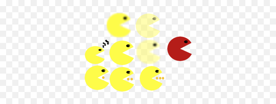 Oldskool Pacmans Emoji,Emoticons For Adium