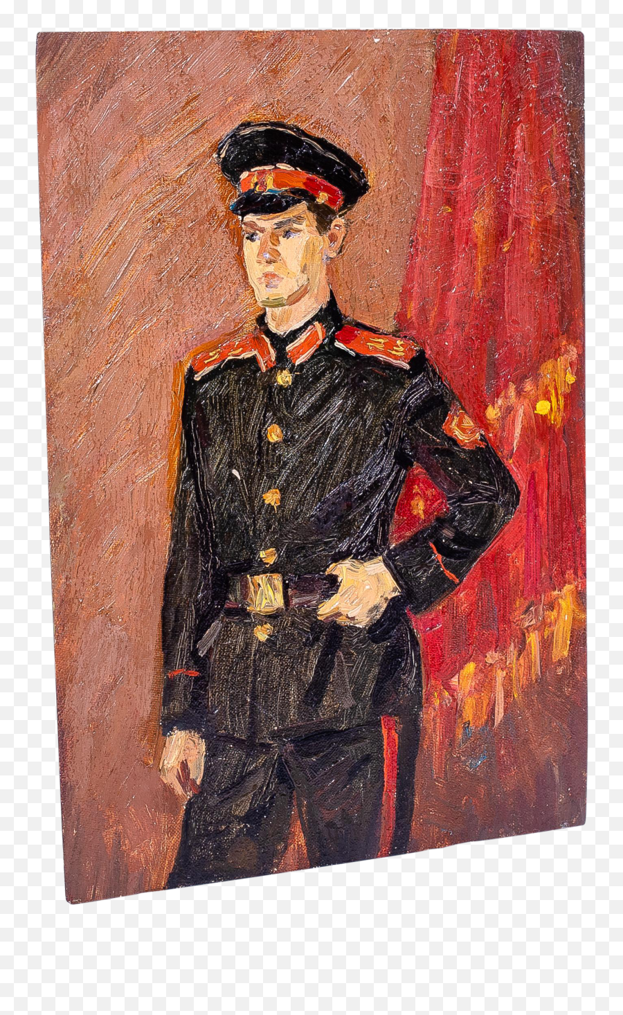 Vintage Soldier Boy Oil Painting - Peaked Cap Emoji,Soulja Boy Emoji App