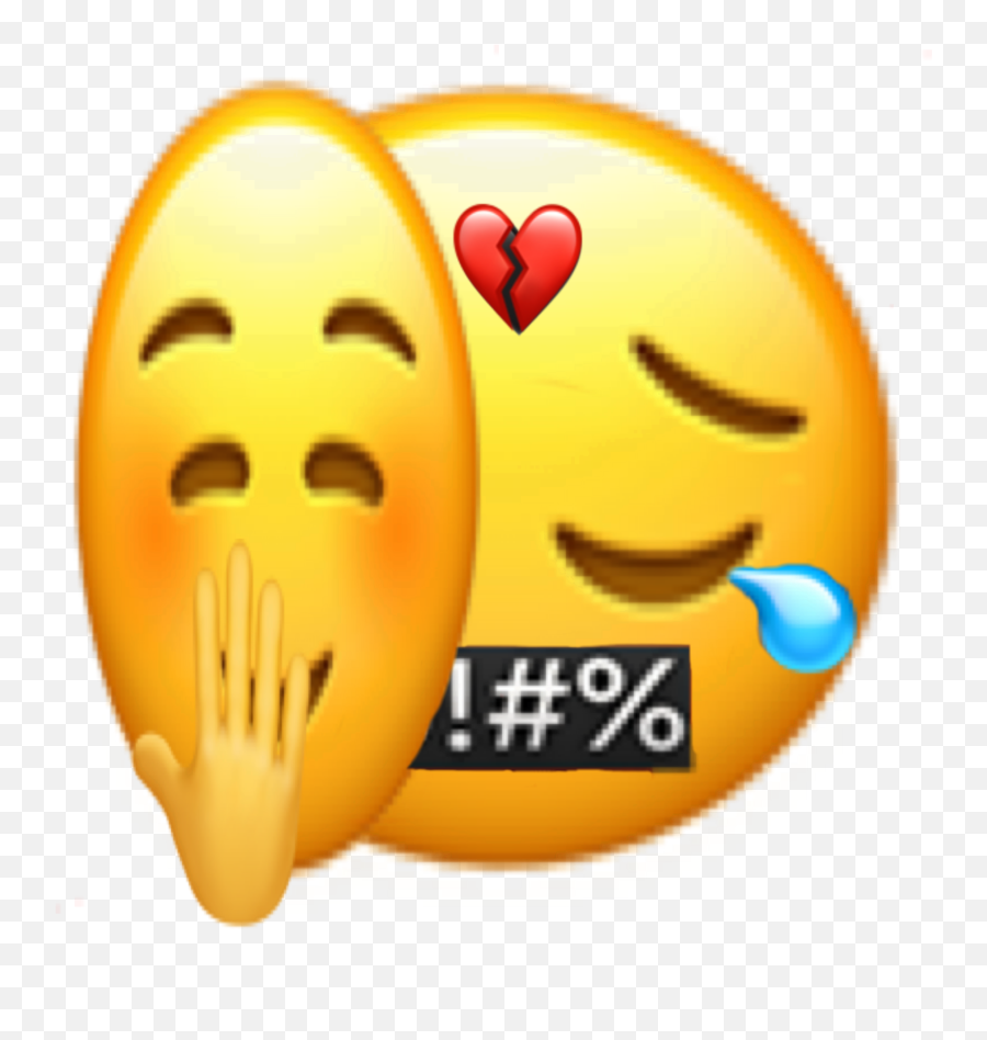 Secret Depressed Image By Ella Rose - Happy Emoji,Secret Emoticon