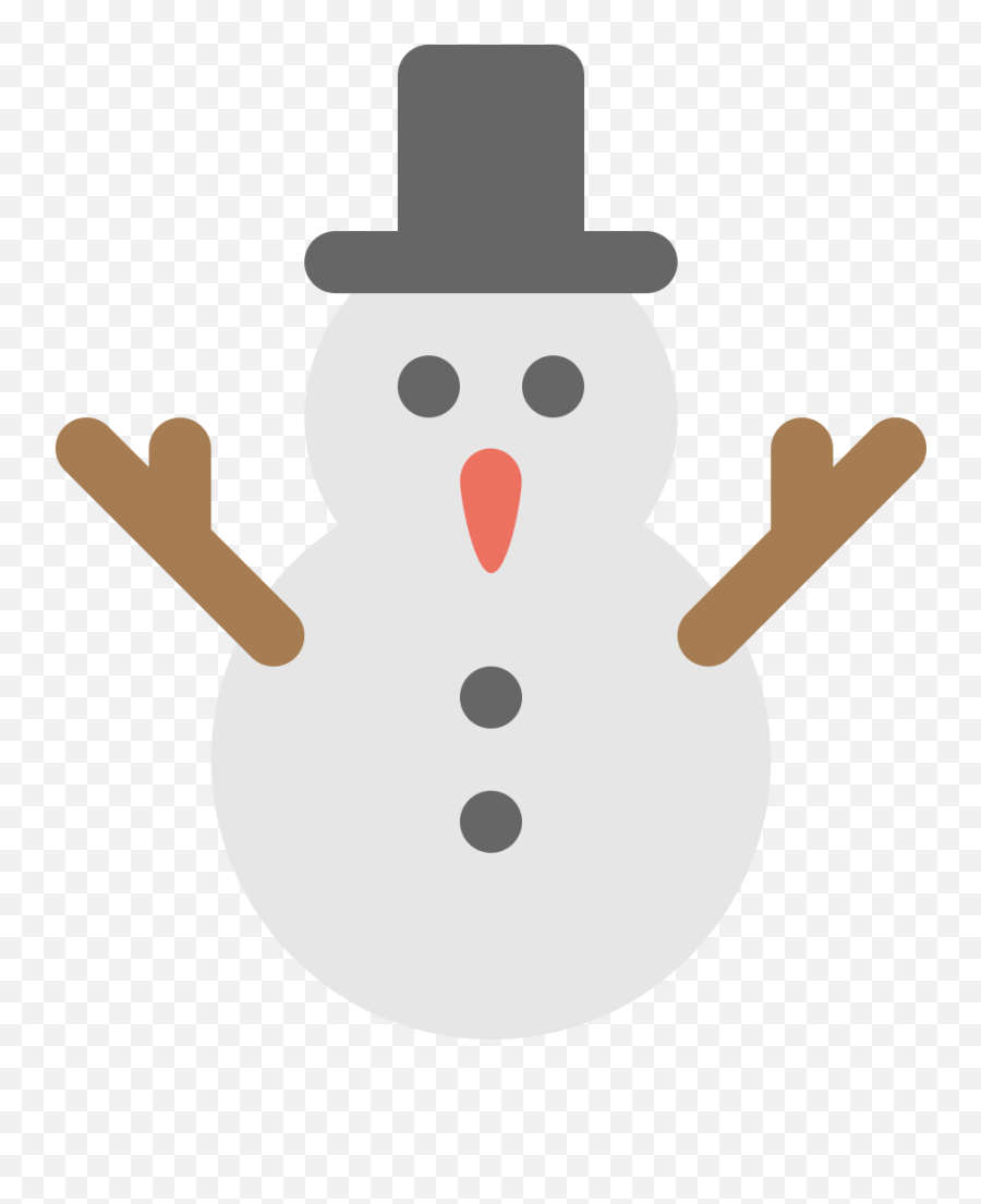 Snowman Icon Flat Free Sample Iconset Squid Ink - Snow Man Png Flat Emoji,Snowman Emoji