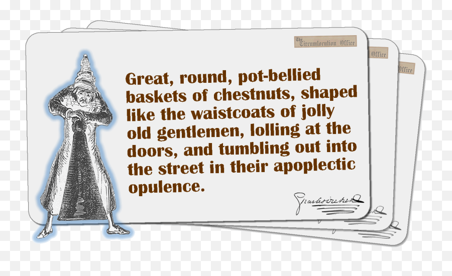 Great Round Pot - Bellied Baskets Of Chestnuts Shaped Like The Bob Cratchit Warmth Quote Emoji,Emotions Christmas Song