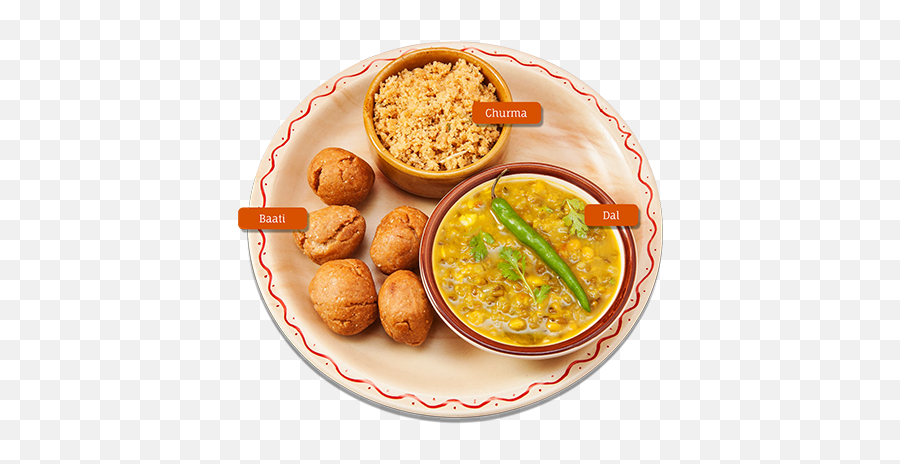 Etiqueta - Dal Bati Churma Thali Png Emoji,Indian Food Emoji